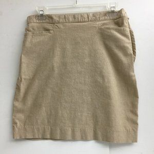 Calvin Klein Sport Tan Stretch Skirt Vntage 90s 12